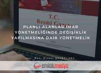 Planlı Alanlar İmar Yönetmeliği Değişikliği Resmi Gazete’de Yayımlandı! – Son Dakika Emlak Haberleri planl-alanlar-imar-ynetmelii-deiiklii-resmi-gazetede-yaymland-son-dakika-emlak-haberleri