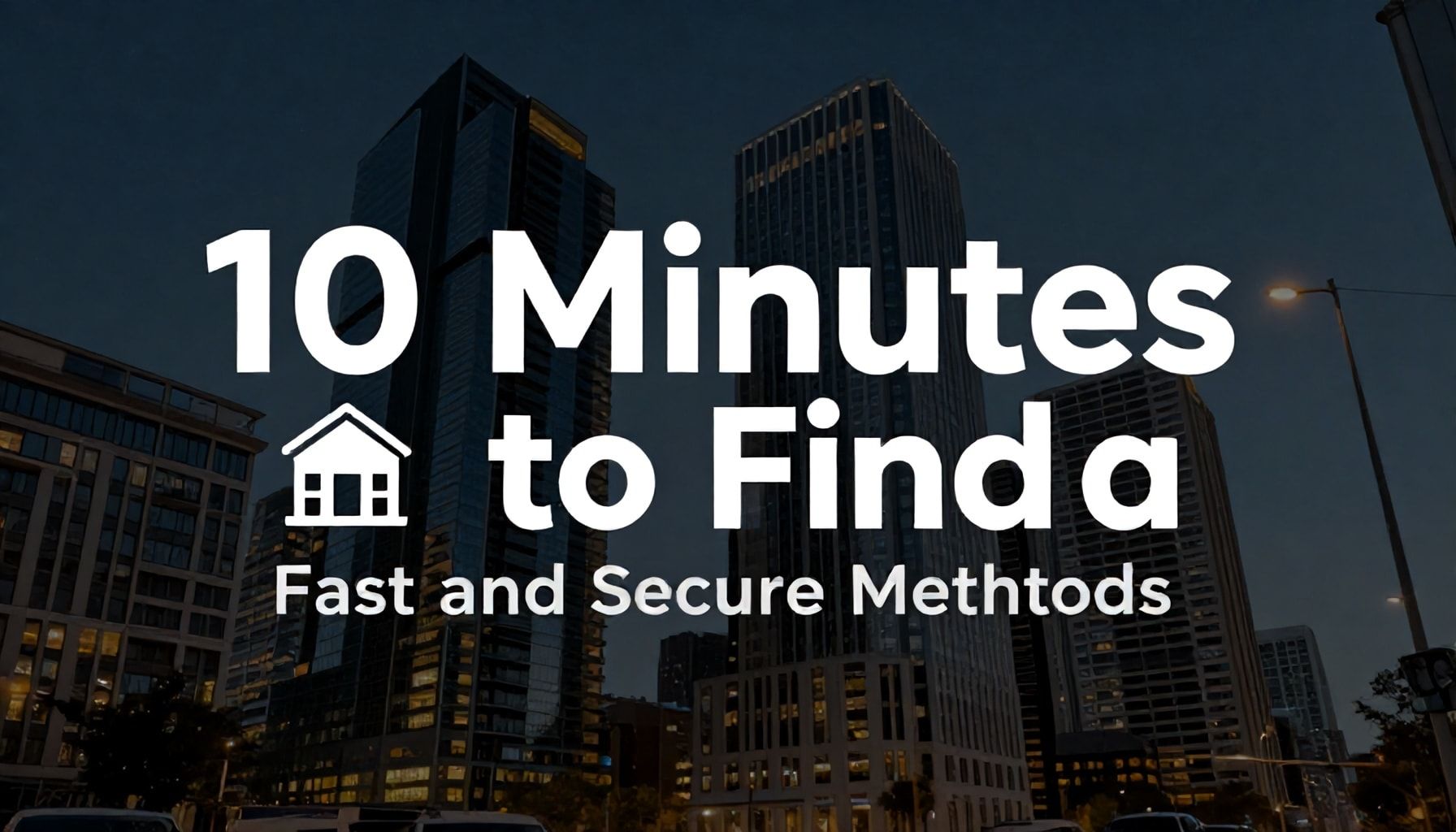 10 Dakikada Bul: Hızlı ve Güvenli Satılık Daire Arama Yöntemleri"*