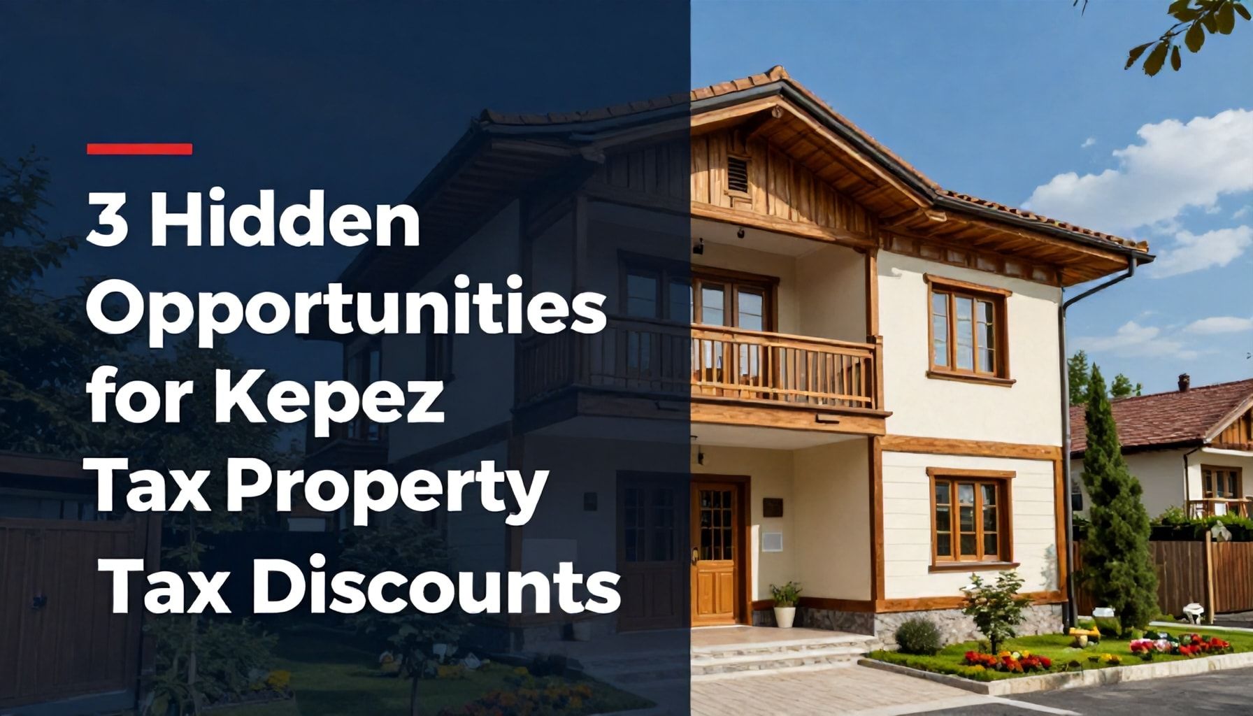 3 Bilmediğiniz Kepez Emlak Vergisi İndirim Fırsatı*