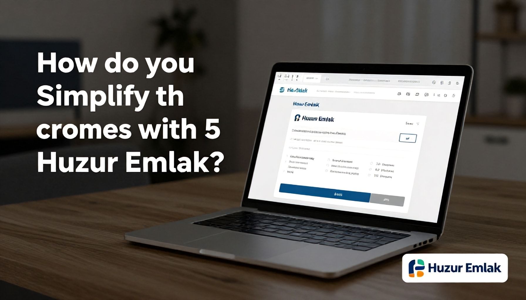 5 Huzur Emlak ile Ev Kiralama Sürecini Nasıl Kolaylaştırırsınız?*