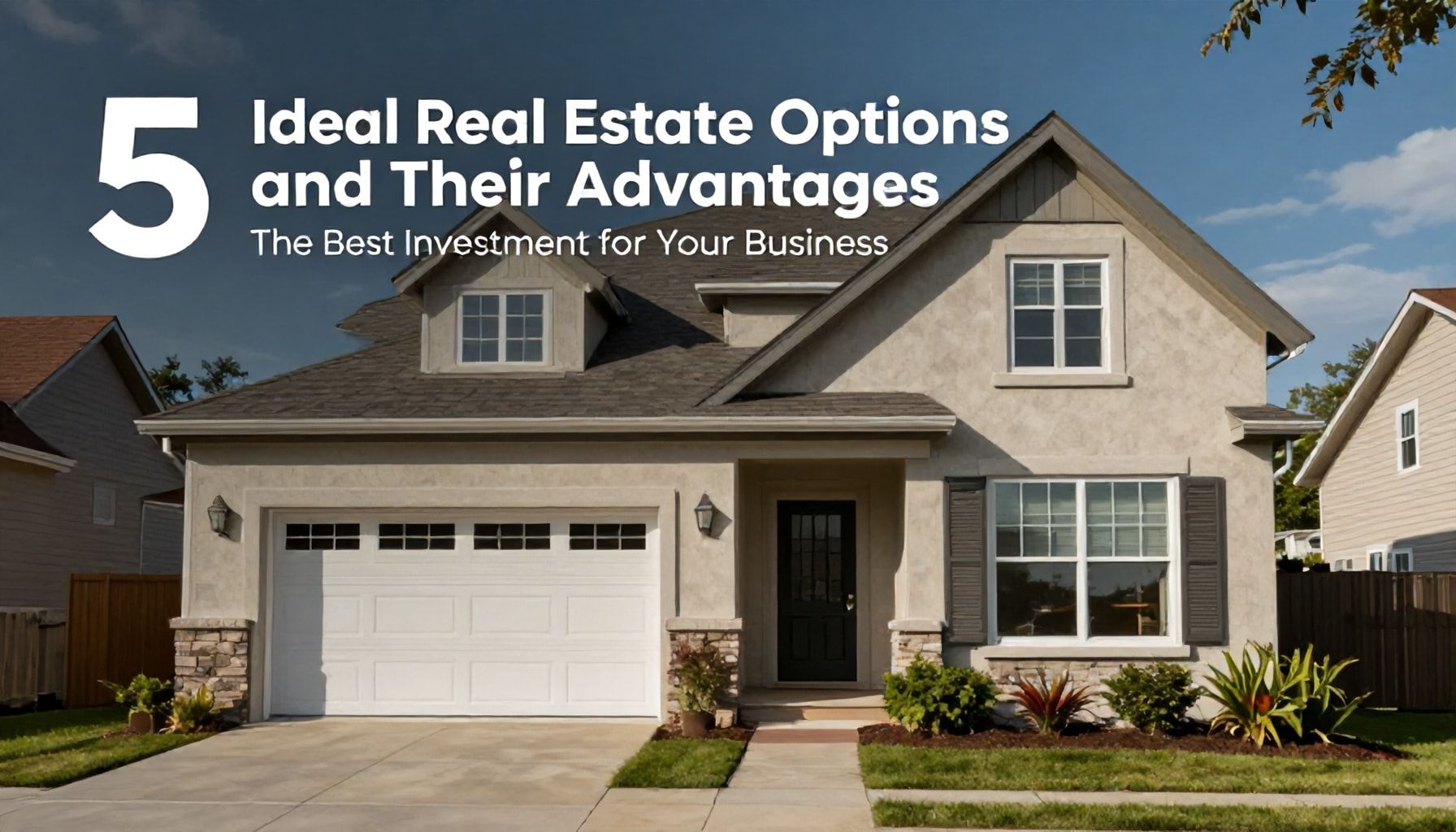 5 Ideal Emlak Seçenekleri ve Avantajları: İşletmeniz İçin En İyi Yatırım*