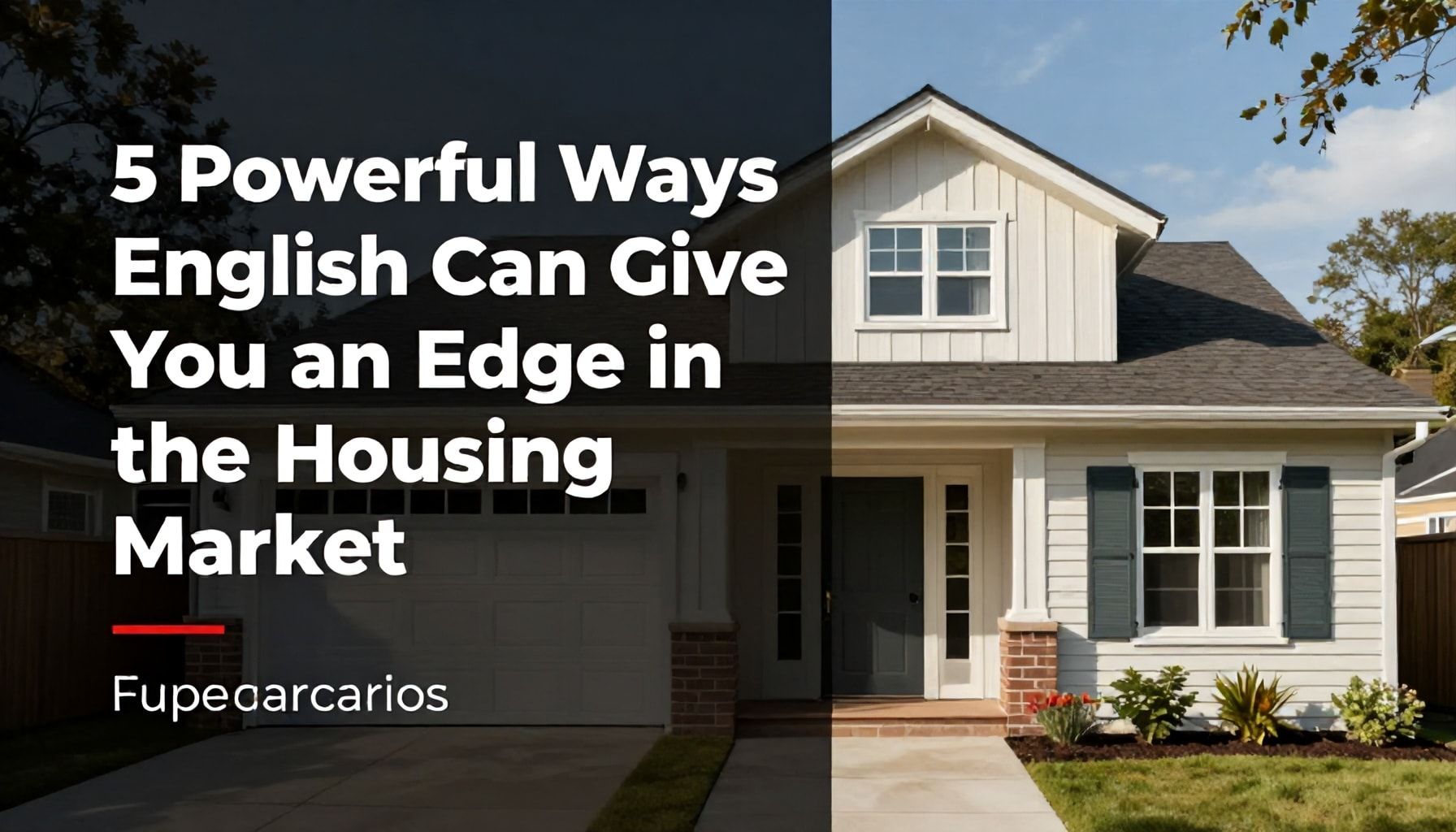 5 Powerful Ways English Can Give You an Edge in the Housing Market*