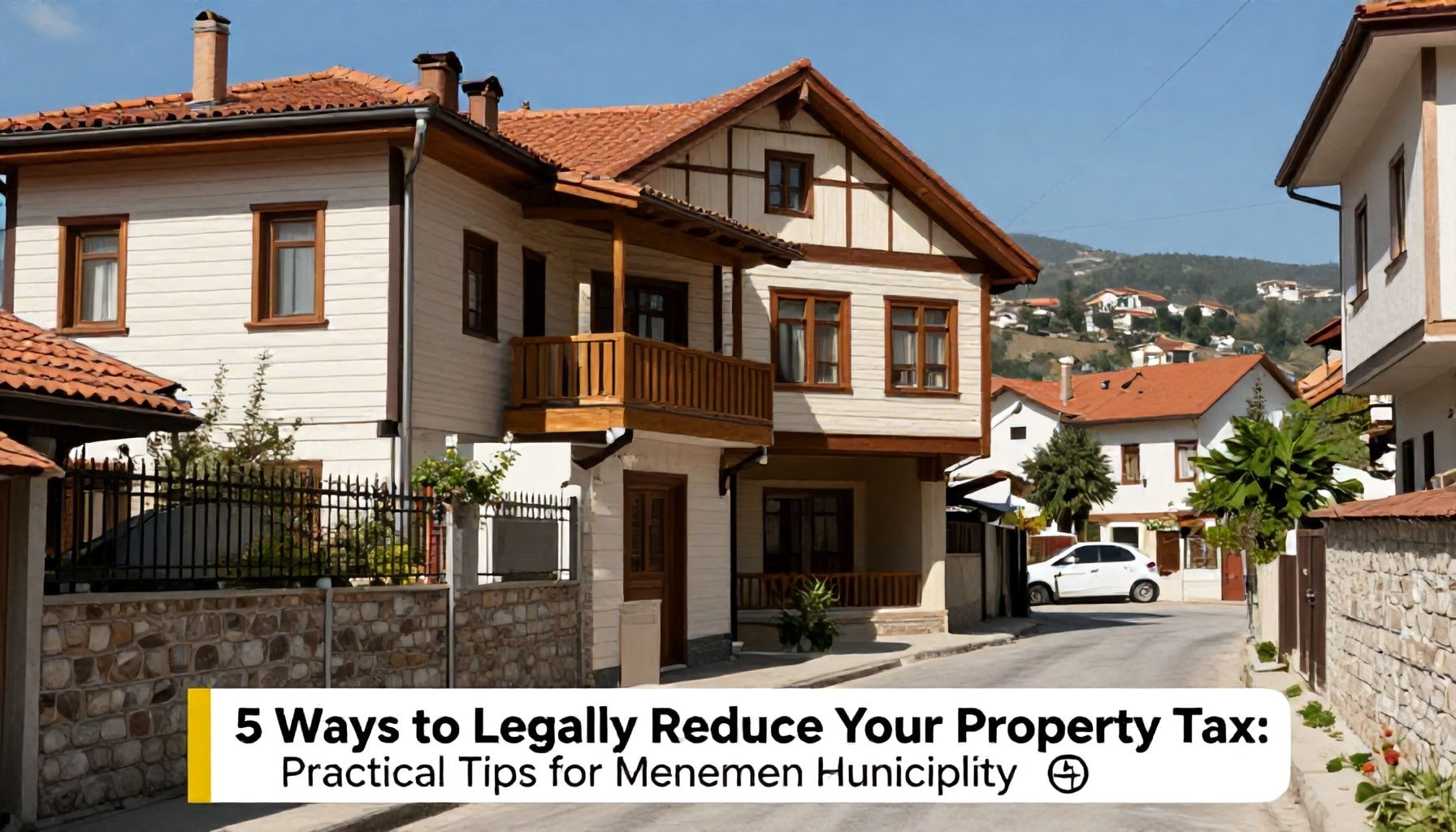 5 Yasal Yöntemle Emlak Vergisi Düşürün: Menemen Belediyesi İçin Pratik İpuçları*