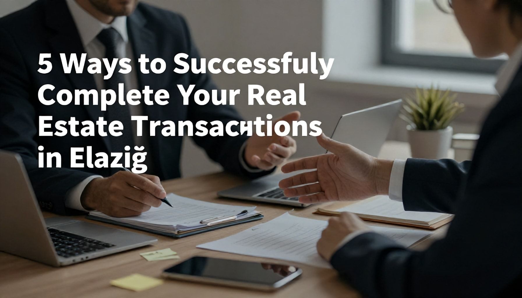 5 Yöntemle Elazığ Emlak İşlemlerinizi Başarıyla Tamamlayın*