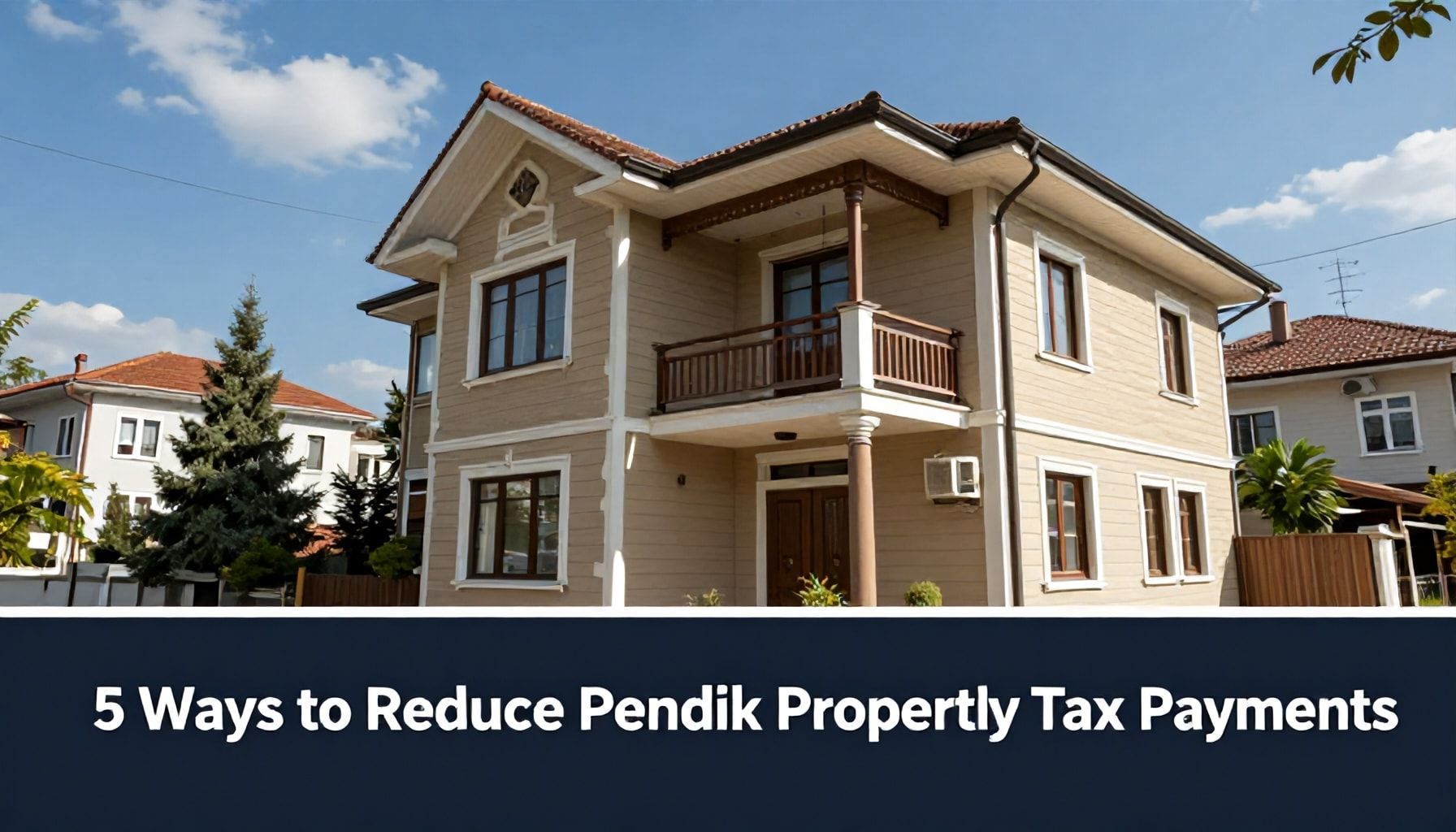 5 Yöntemle Pendik Emlak Vergisi Ödemelerini Azaltın*