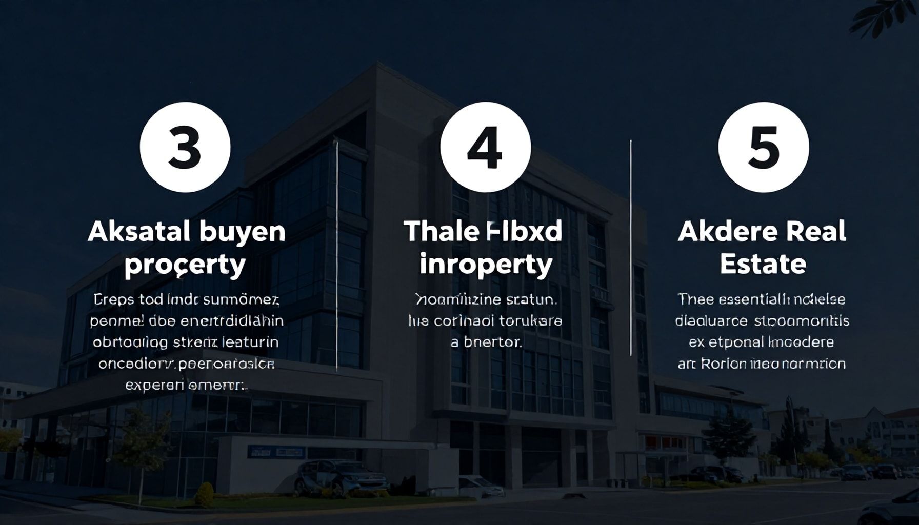 Akdere Emlak ile mülk satın alımında yapmanız gereken 3 temel işlem*