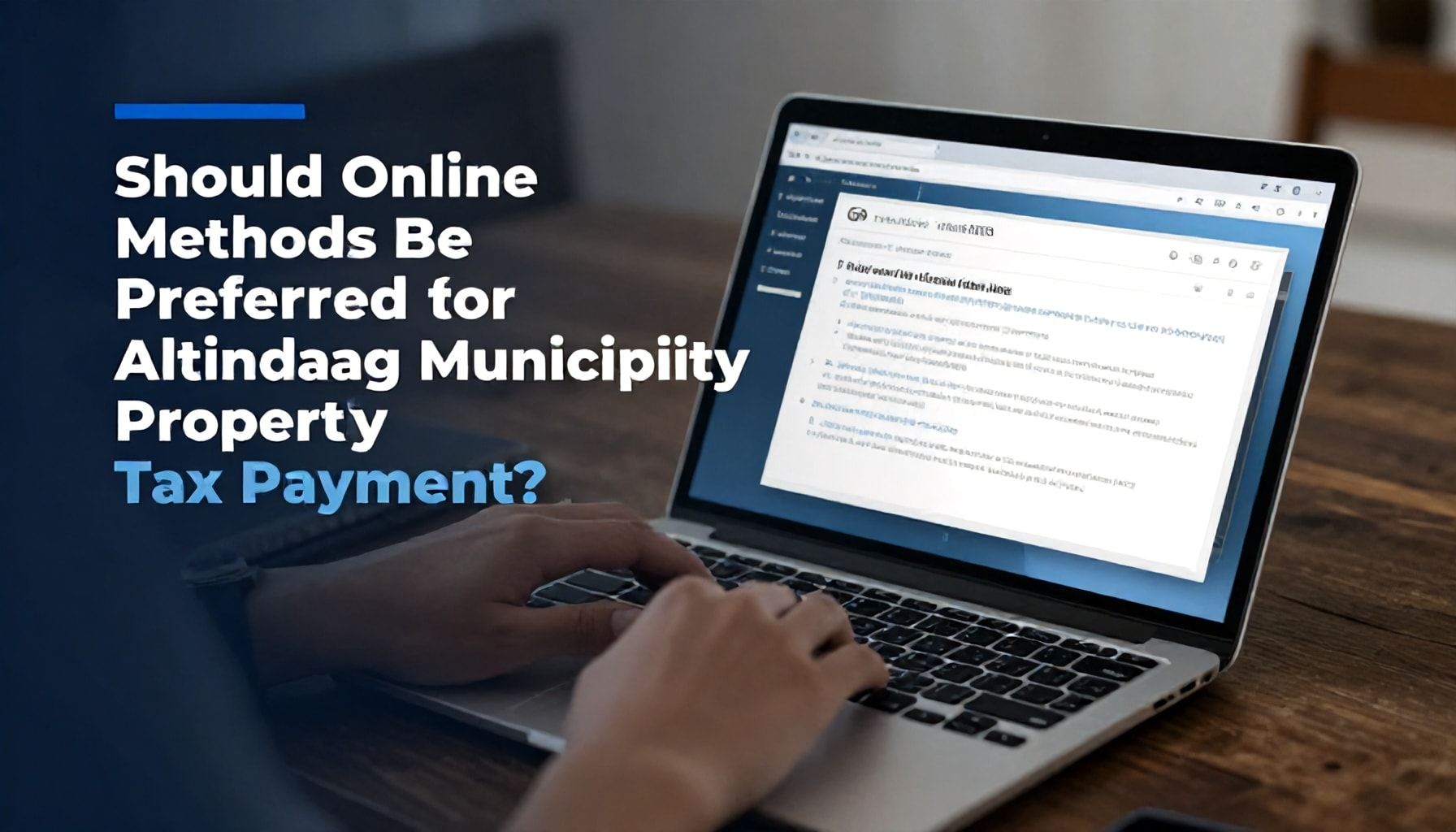 Altındağ Belediyesi Emlak Vergisi Ödeme: Neden Çevrimiçi Yöntemler Tercih Edilmeli?*