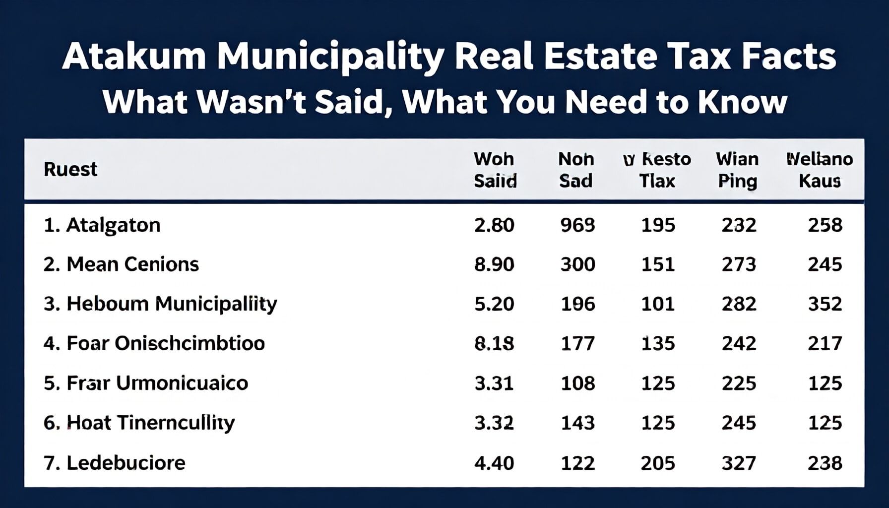 Atakum Belediyesi Emlak Vergisi Gerçekleri: Ne Söylenmediği, Ne Bilmeniz Gerekiyor*