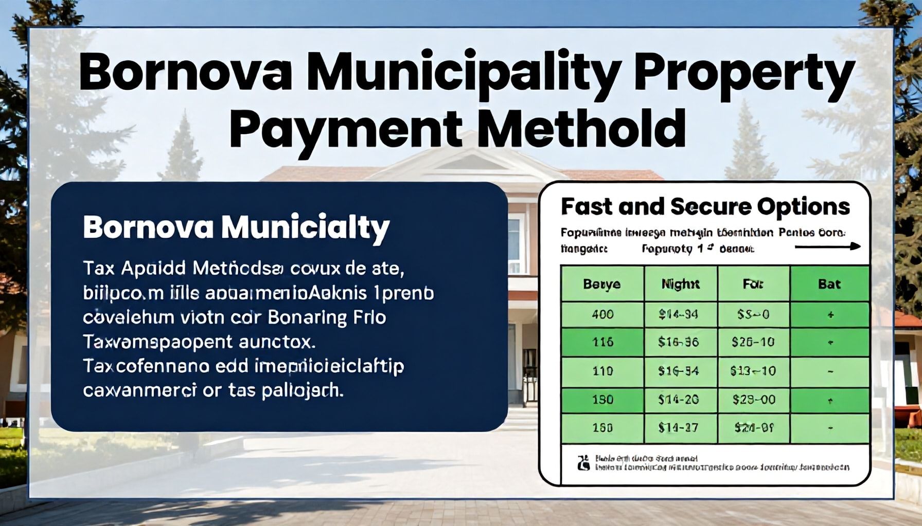 Bornova Belediyesi Emlak Vergisi Ödeme Yöntemleri: Hızlı ve Güvenli Seçenekler*