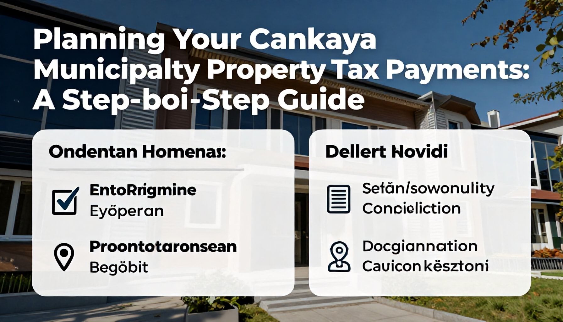 Çankaya Belediyesi Emlak Vergisi Ödemelerini Planlamak: Adım Adım Rehber*