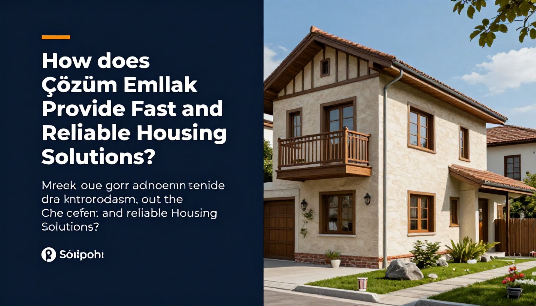 Çözüm Emlak: Hızlı ve Güvenilir Konut Çözümleri Nasıl Sağlar?*