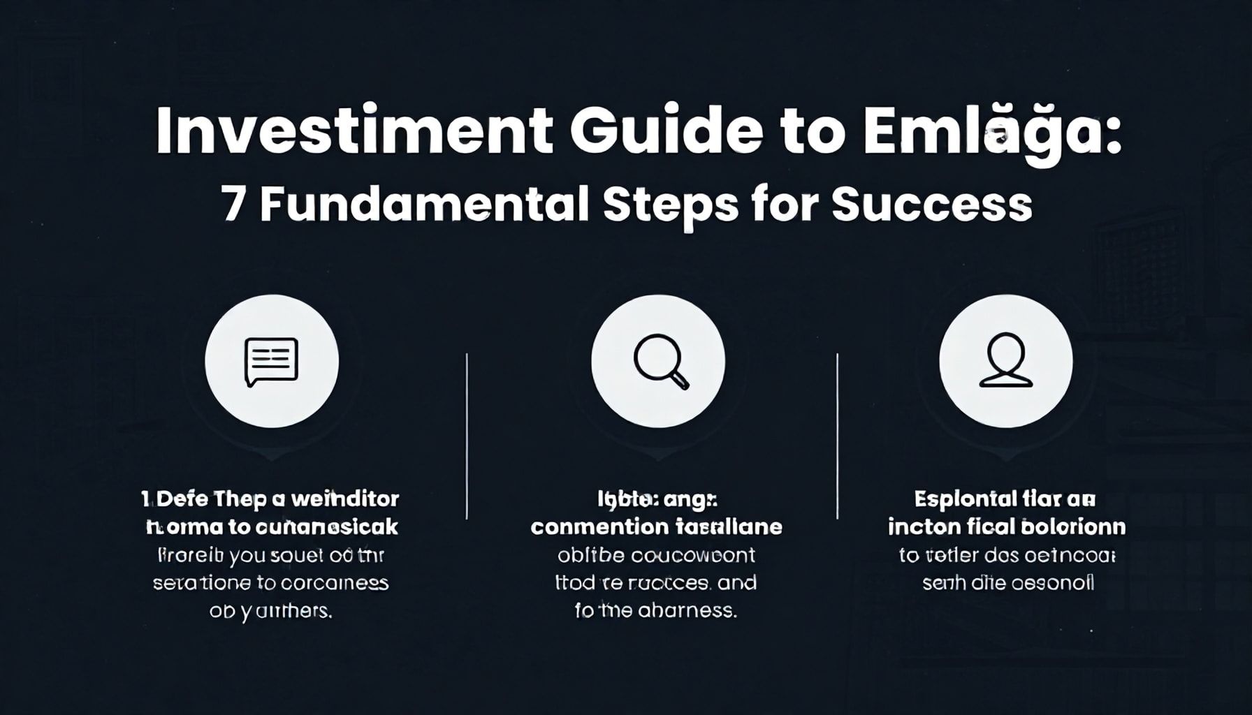 Emlağa Yatırım Yapma Rehberi: Başarı İçin 7 Temel Adım"*