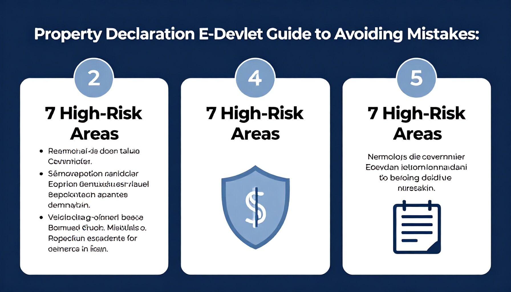 Emlak Beyannamesi E-Devlet’te Hata Yapma Kılavuzu: 7 Yüksek Riskli Alan*