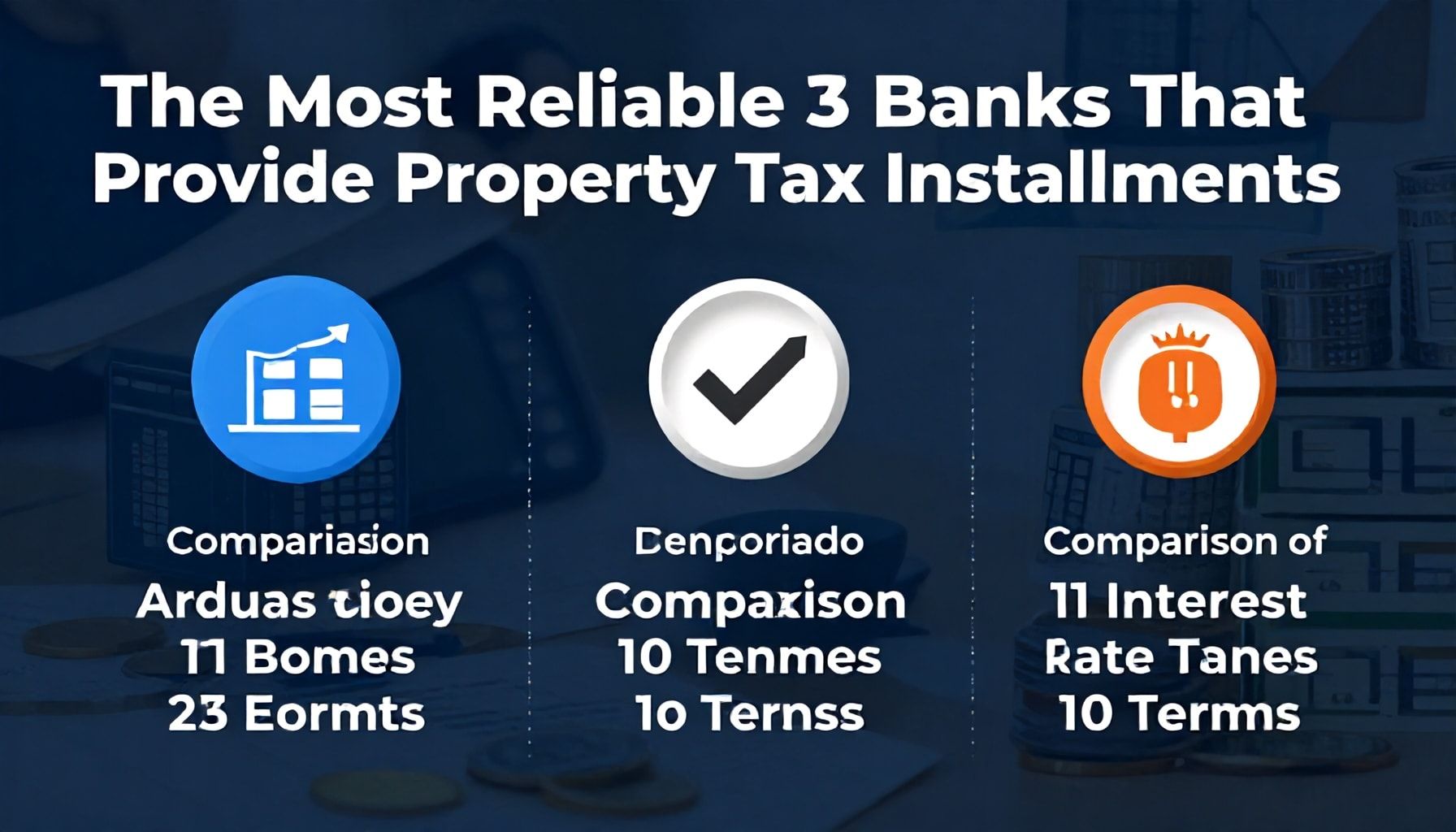 Emlak Vergisi Taksitleri Veren Bankaların En Güvenilir 3’sü: Faiz Oranları ve Şartlar Karşılaştırması*