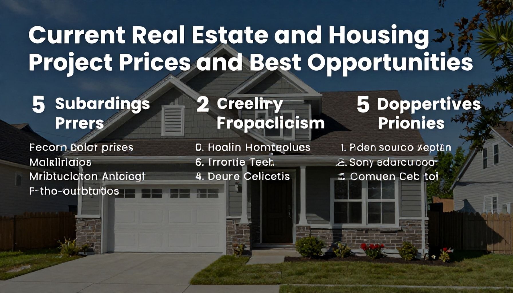 En Güncel Emlak Konut Proje Fiyatları ve En İyi Fırsatlar" için 5 Alt Başlık:*