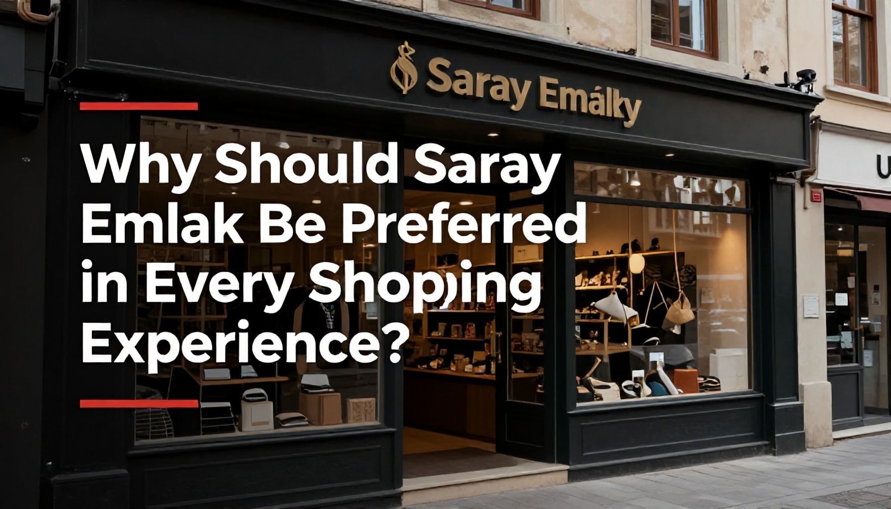 Ev Alışverişinde Saray Emlak Neden Tercih Edilmeli?*