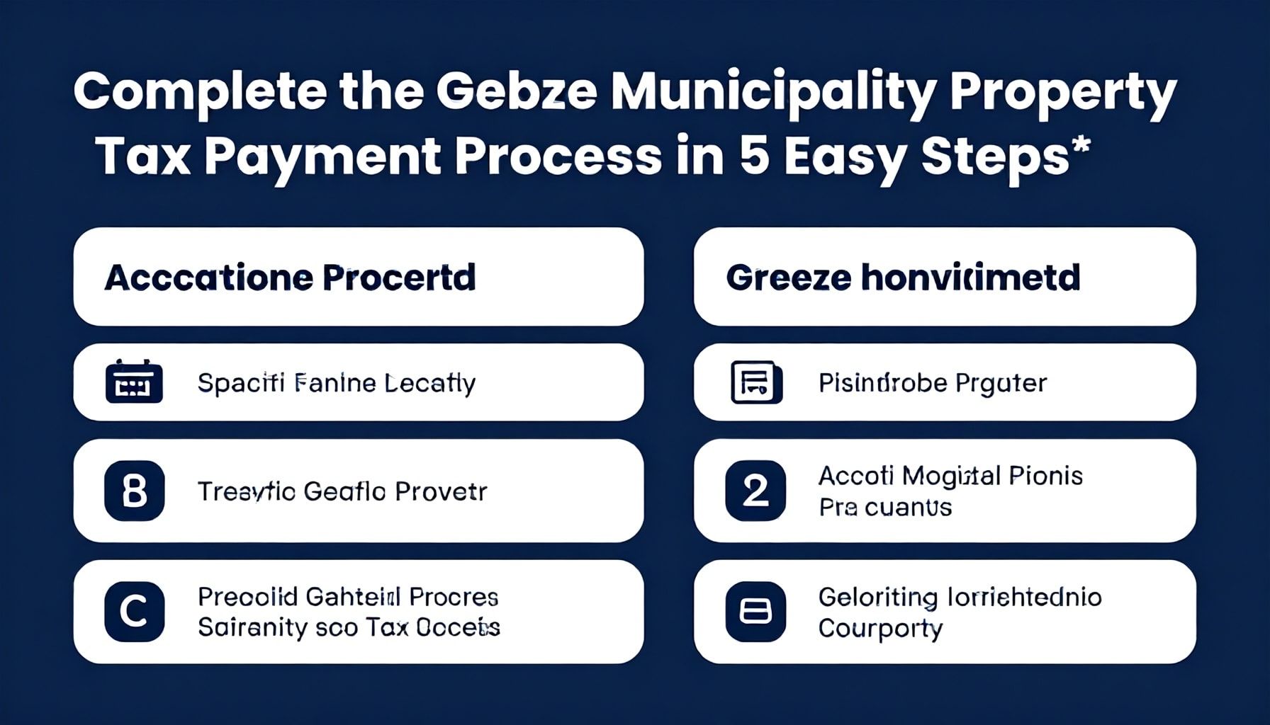 Gebze Belediyesi Emlak Vergisi Ödeme Sürecini 5 Adımda Hızlıca Tamamla*