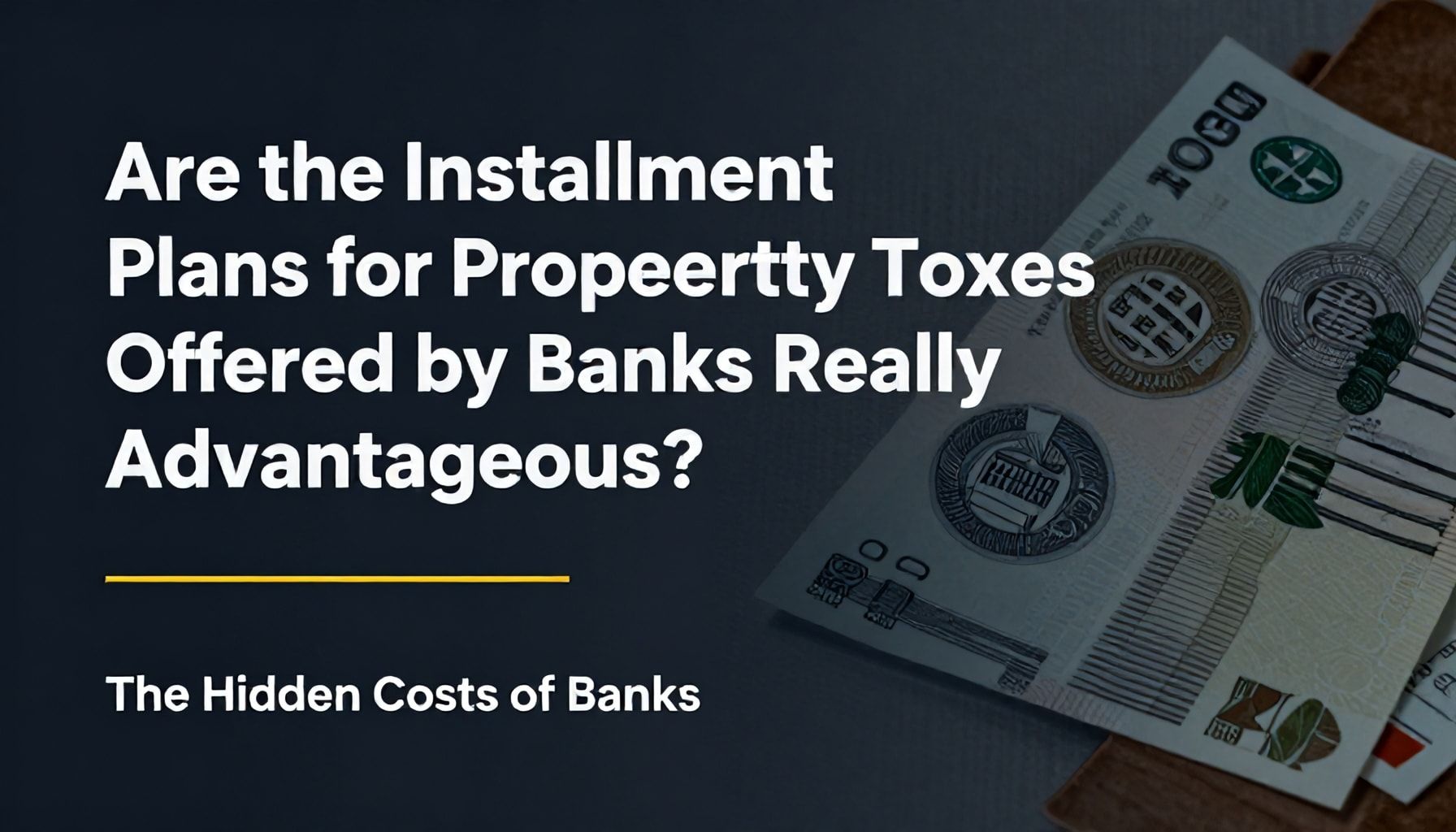 Gerçekten Avantajlı mı? Emlak Vergisi Taksitleri Veren Bankaların Gizli Masrafları*