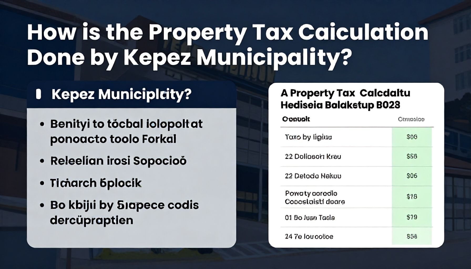 Gerçekten Kepez Belediyesi Emlak Vergisi Hesaplaması Nasıl Yapılır?*