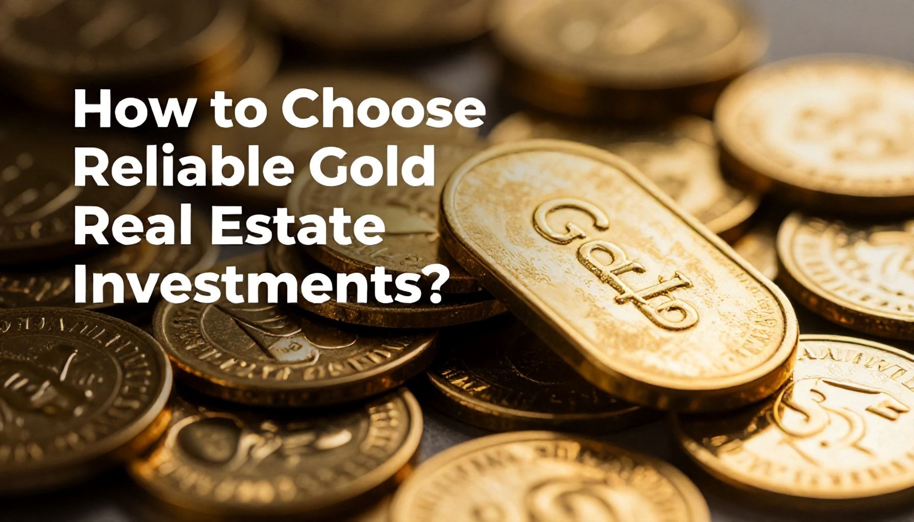 Güvenilir Altın Emlak Yatırımları Nasıl Seçilir?*