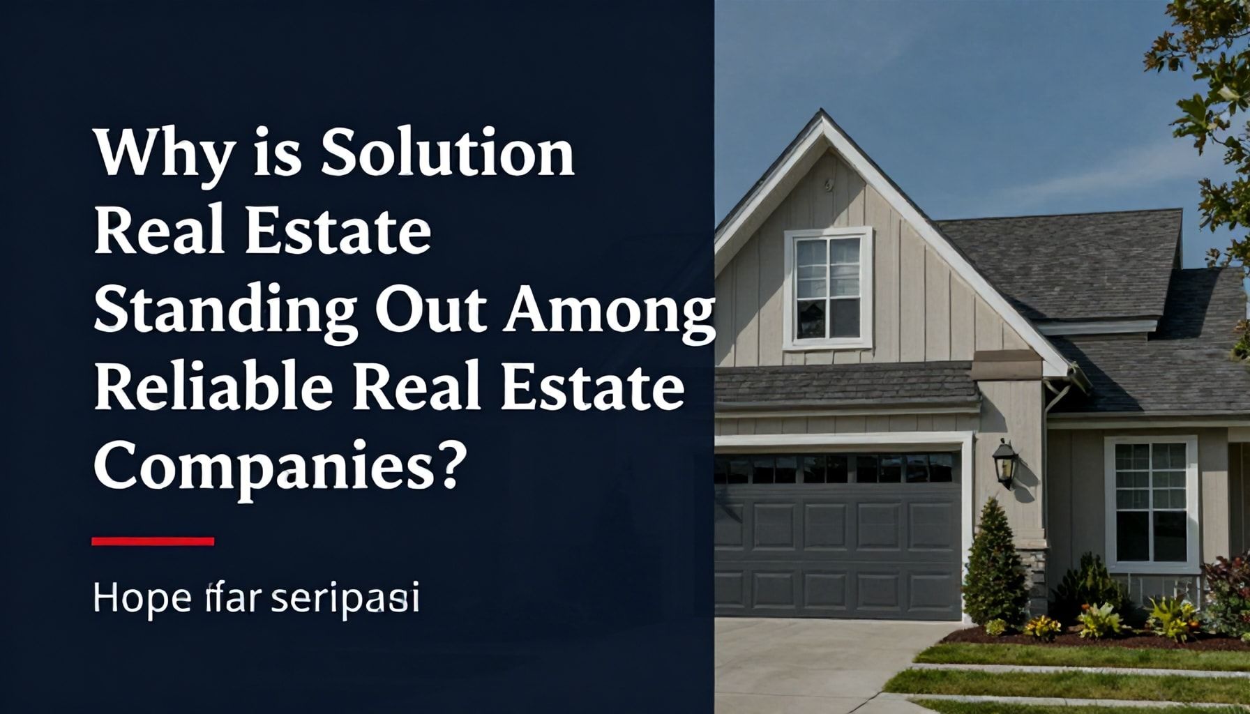 Güvenilir Emlak Şirketleri Arasında Çözüm Emlak Neden Öne Çıkıyor?*