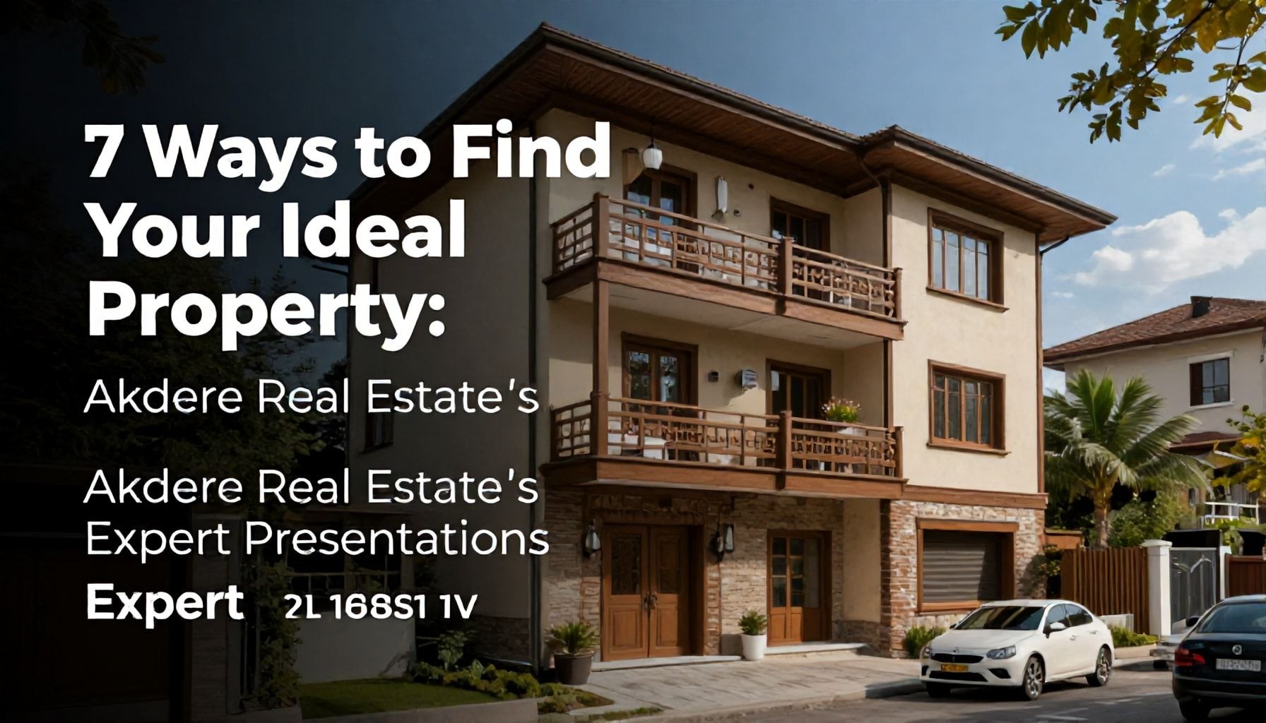 İdeal mülkü bulmanın 7 yolu: Akdere Emlak'ın uzmanlıkla sunumları*