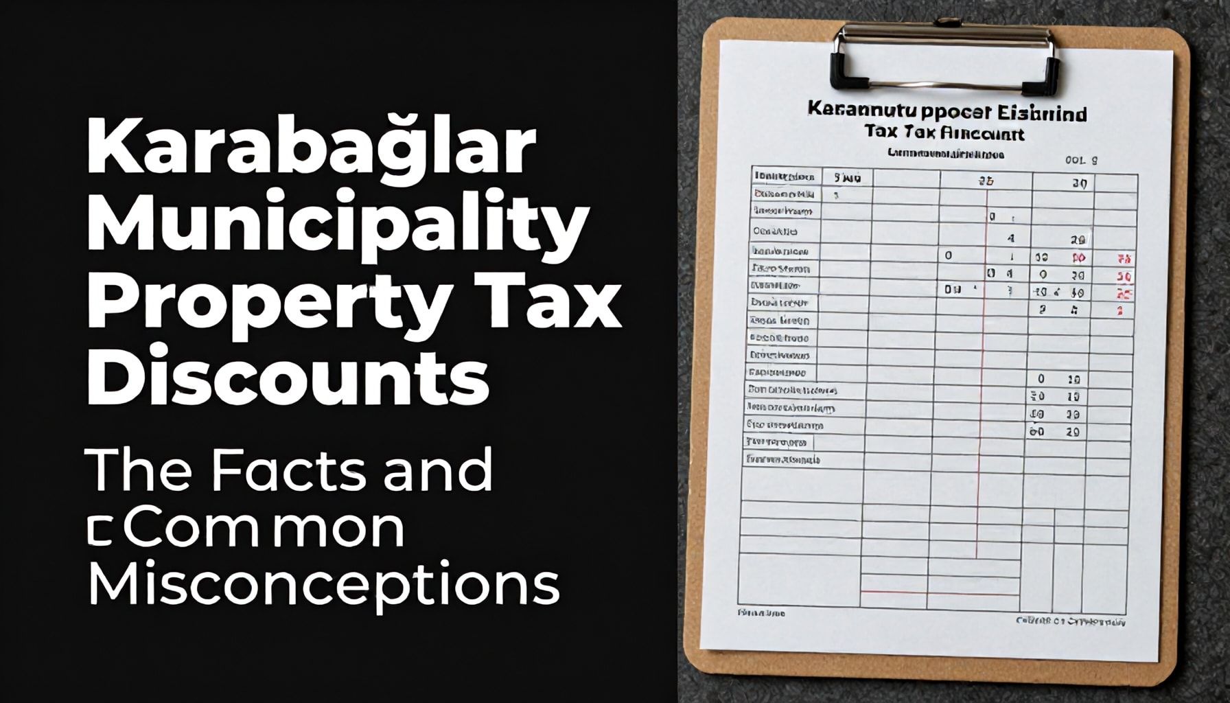 Karabağlar Belediyesi Emlak Vergisi İndirimleri: Gerçekleri ve Yanlış Anlaşılmalar*