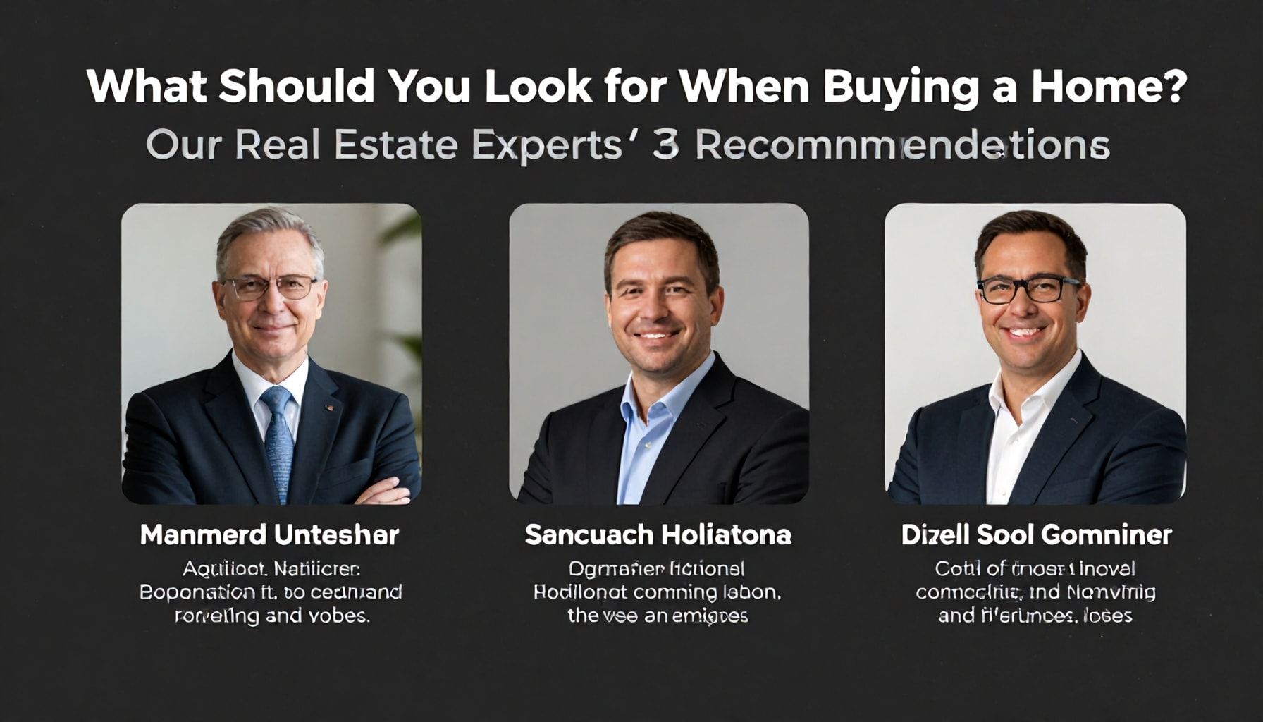 Konut Alımında Ne Aramalısınız? Emlak Uzmanlarımızın 3 Önerisi*