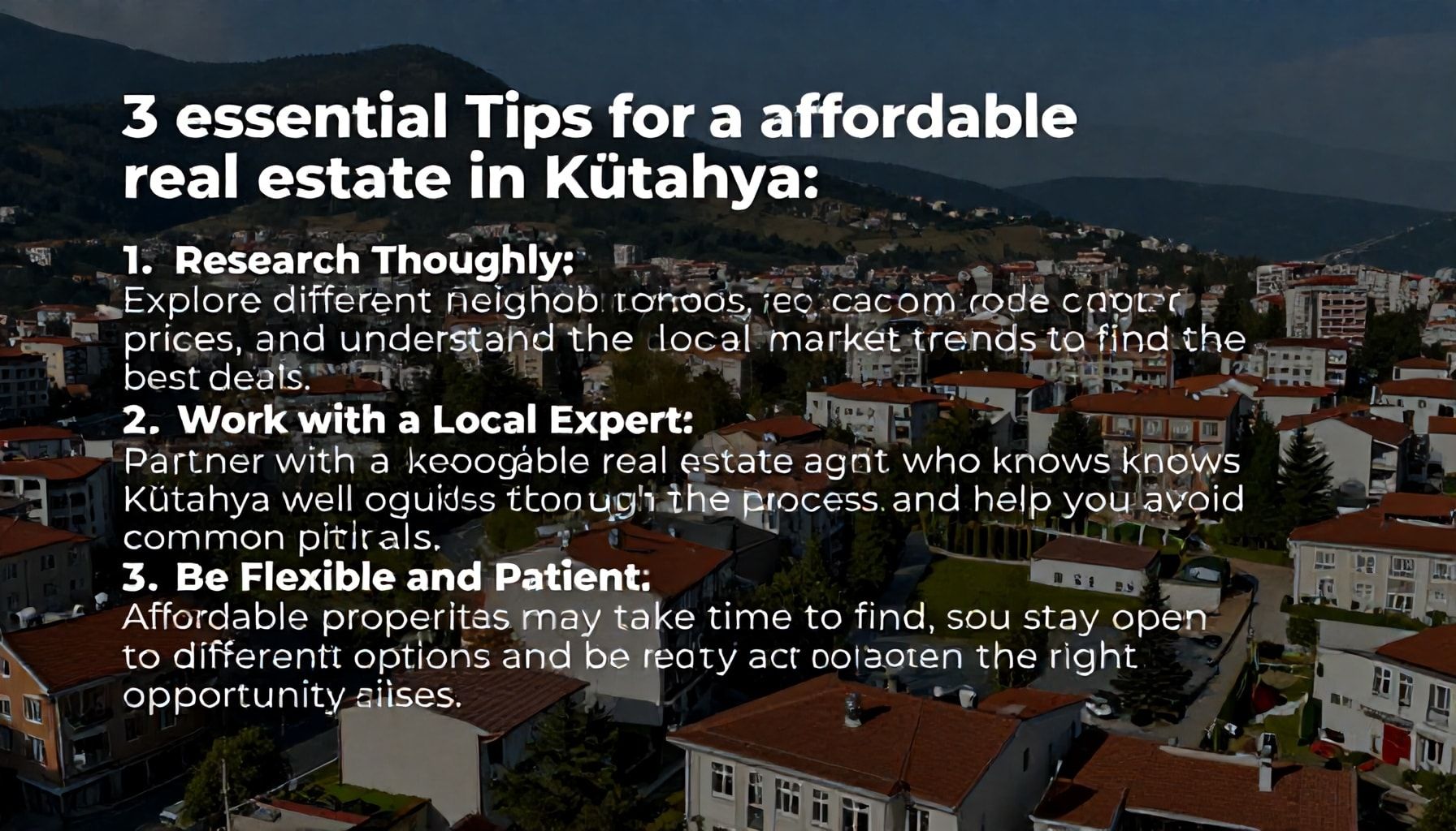 Kütahya'da Düşük Fiyatlı Emlak Satın Almak İçin 3 Hayati İpucu