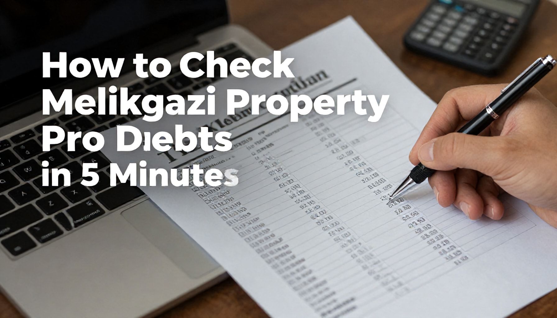 Melikgazi Emlak Vergisi Borçlarını 5 Dakikada Sorgulama Yöntemi