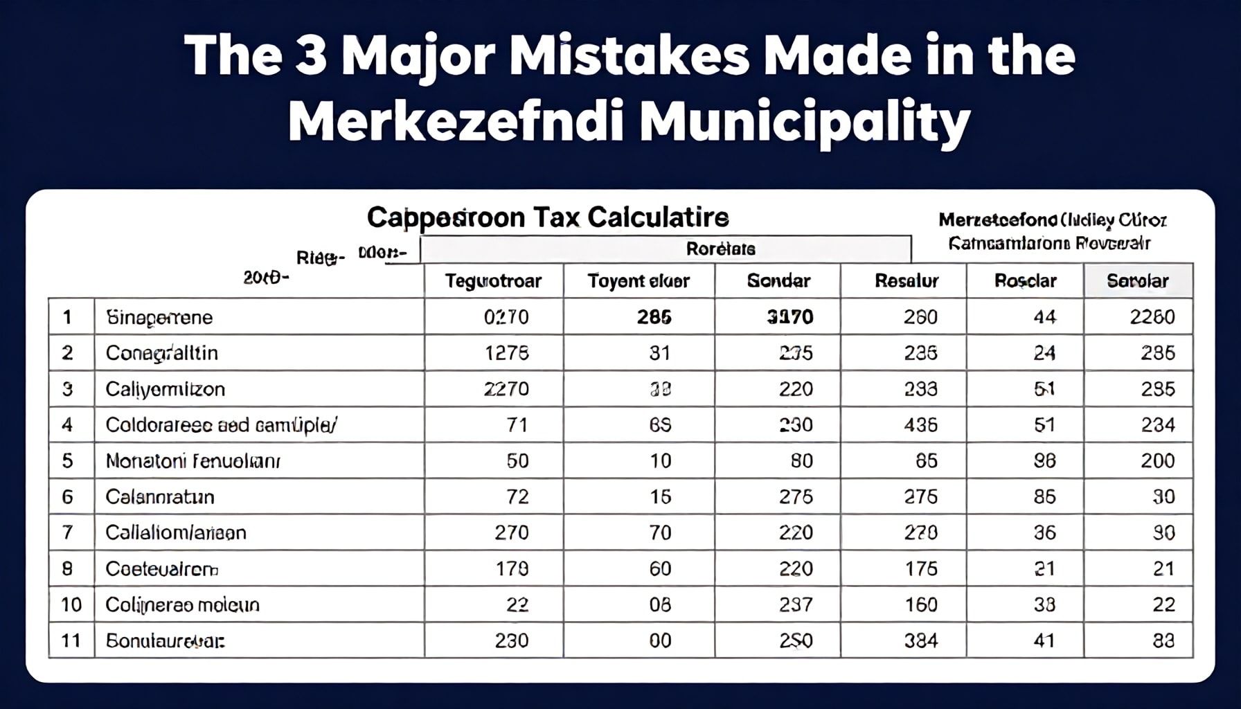 Merkezefendi Belediyesi Emlak Vergisi Hesaplamasında Yapılan 3 Büyük Hata*