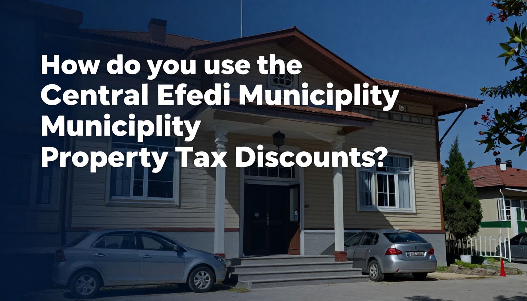 Merkezefendi Belediyesi Emlak Vergisi İndirimlerini Nasıl Kullanırsınız?*