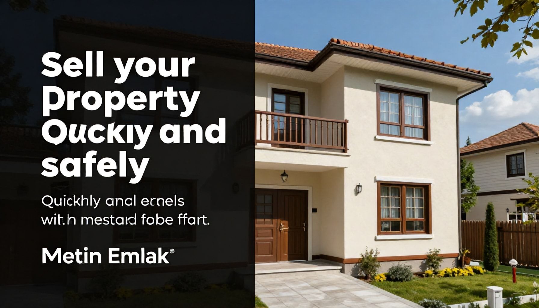 Metin Emlak ile mülk satışınızı hızlı ve güvenli yapın*
