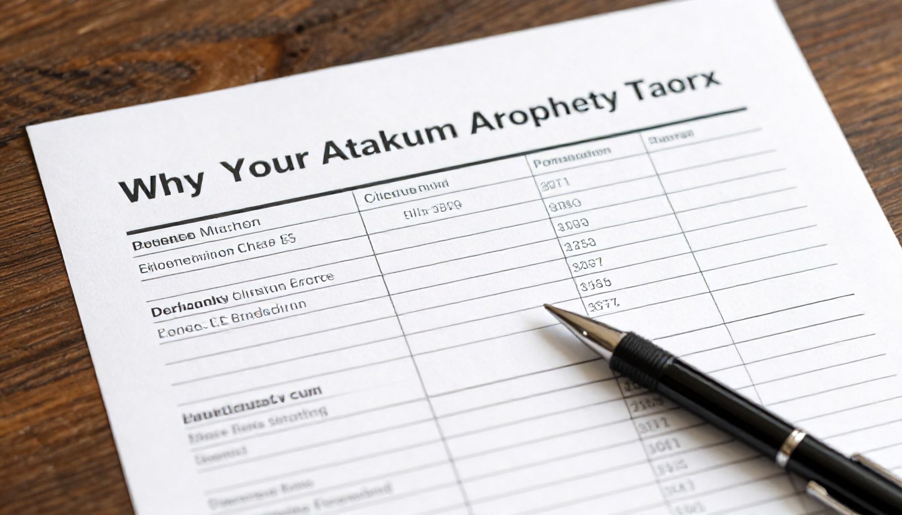 Neden Atakum Emlak Vergisi Hesabınız Yanlış Olabilir? Gizli Hataları Keşfedin*