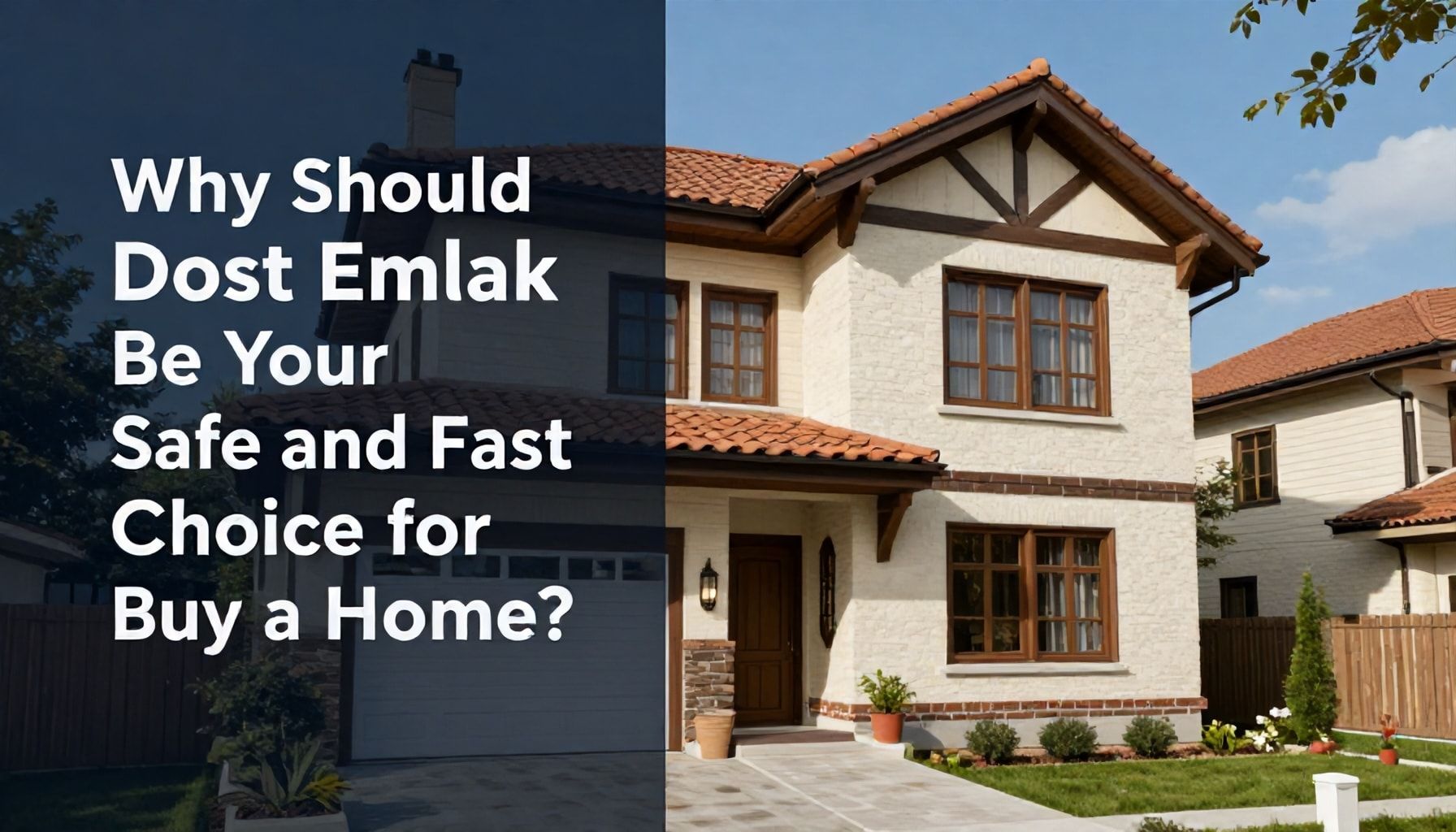 Neden Dost Emlak, Güvenli ve Hızlı Konut Satın Alma Seçeneğiniz Olmalı?"*