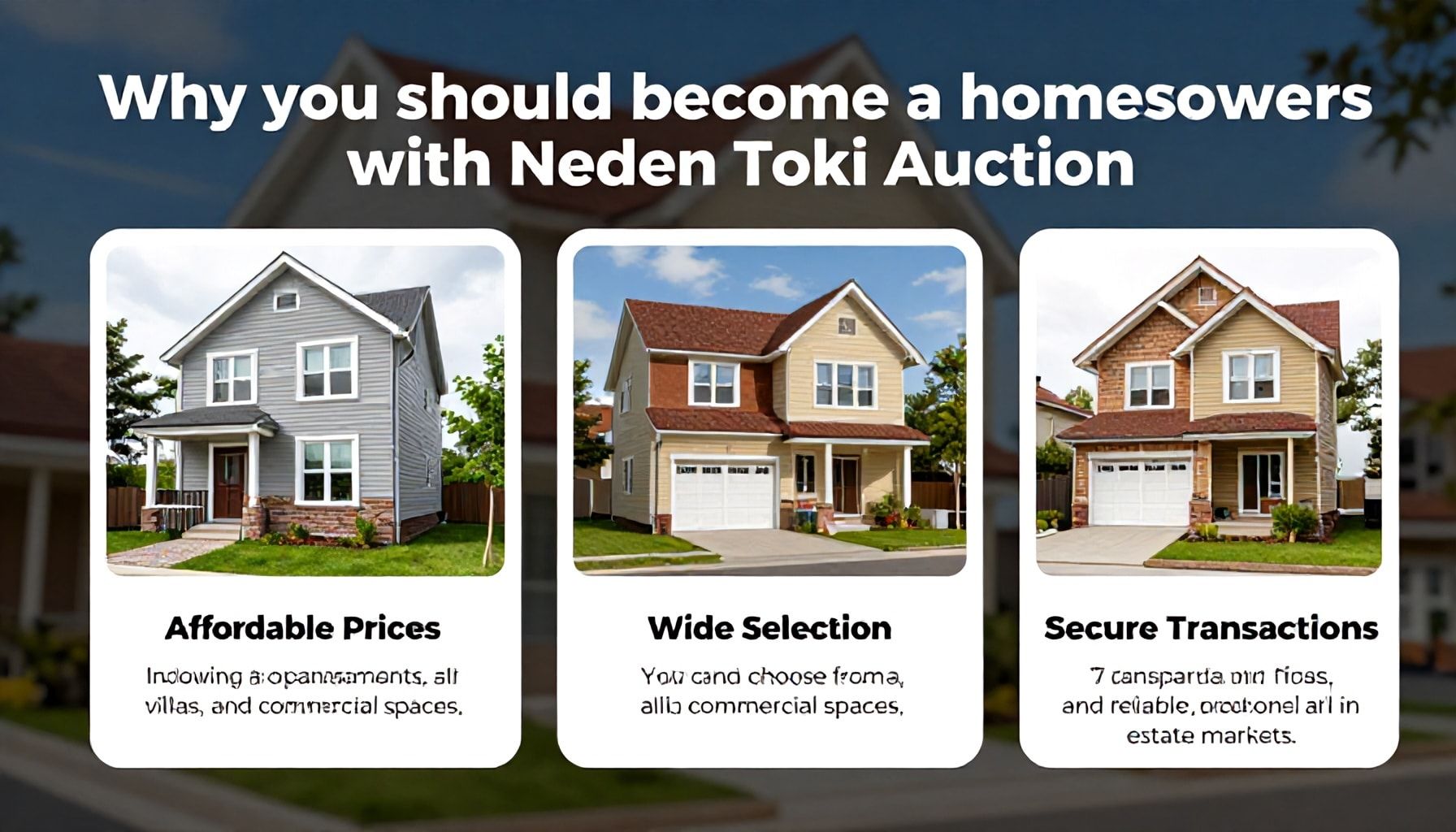 Neden Toki Müzayede ile Ev Sahibi Olmalısınız? 3 Ana Sebep"*