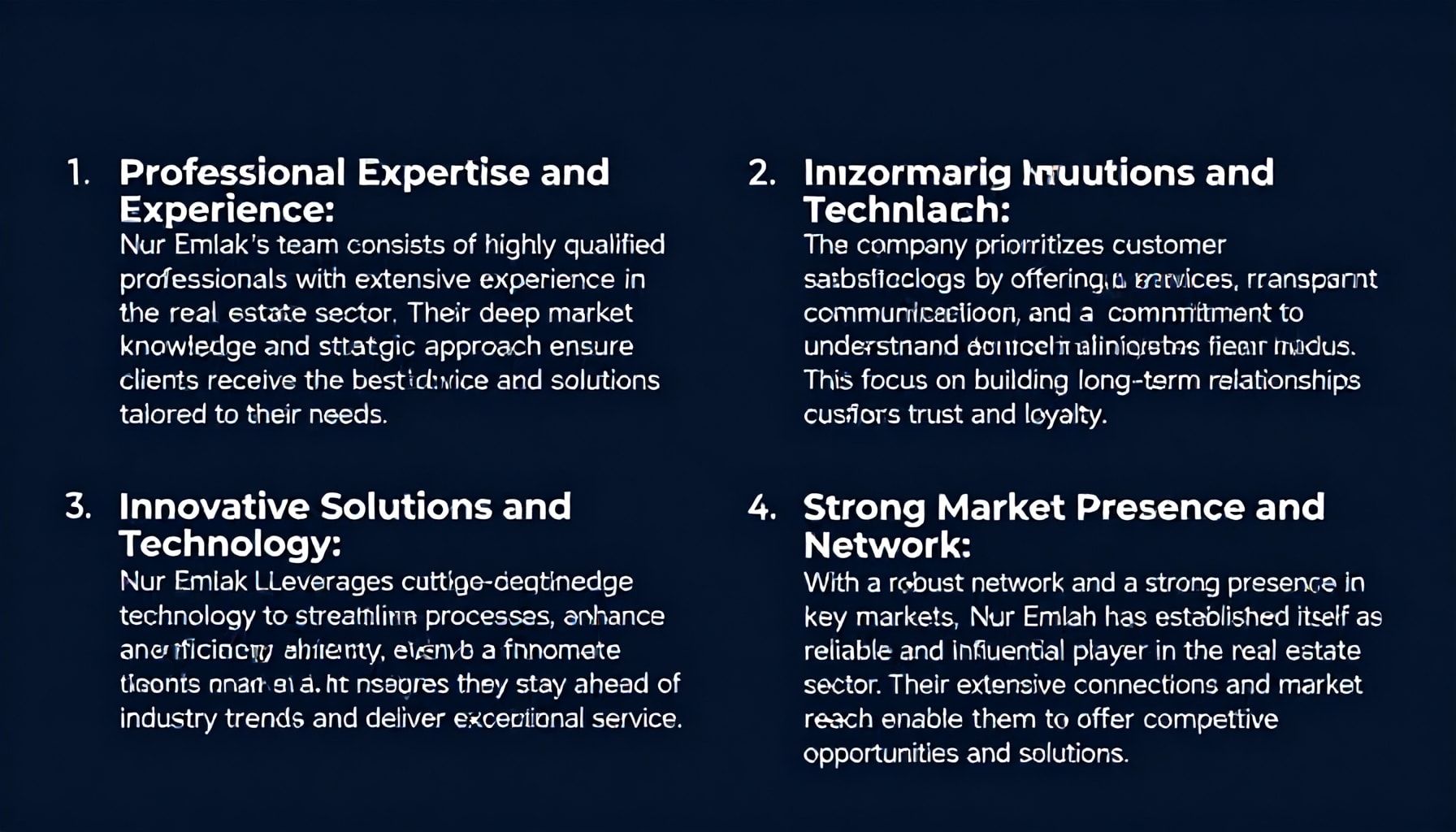 Nur Emlak’ın Sektörde Öne Çıkan 4 Nedeni*