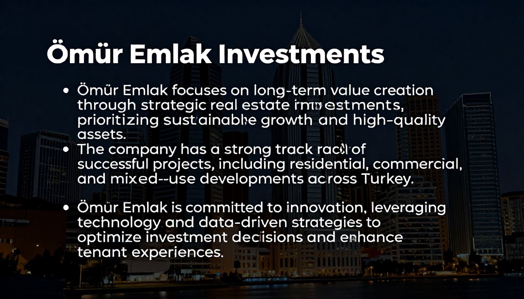 Ömür Emlak Yatırımları Hakkında Bilmediğiniz 3 Gerçek*