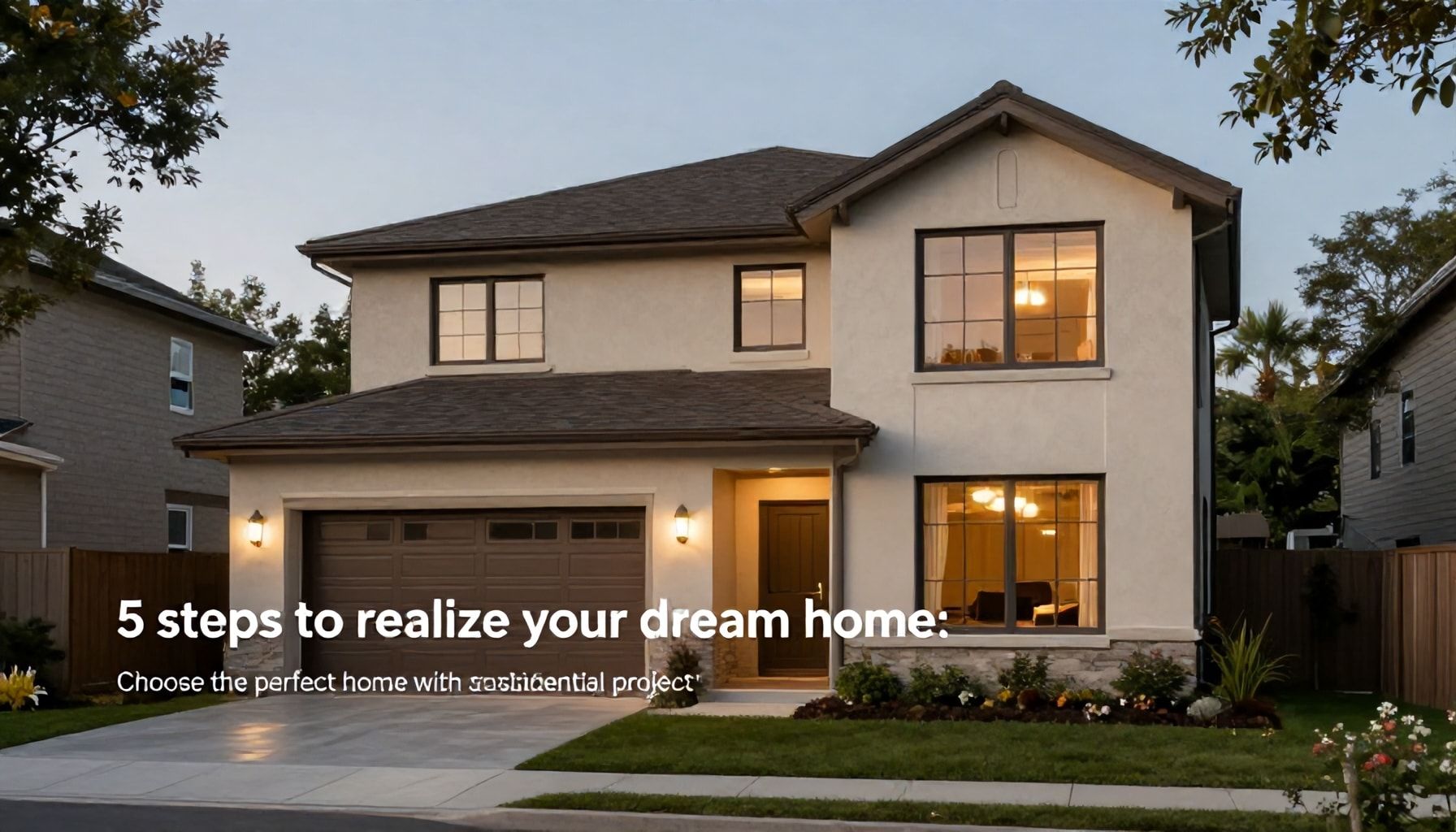 Rüya evinizi gerçekleştirmek için 5 adım: Konut projesi ile mükemmel bir ev seçin*