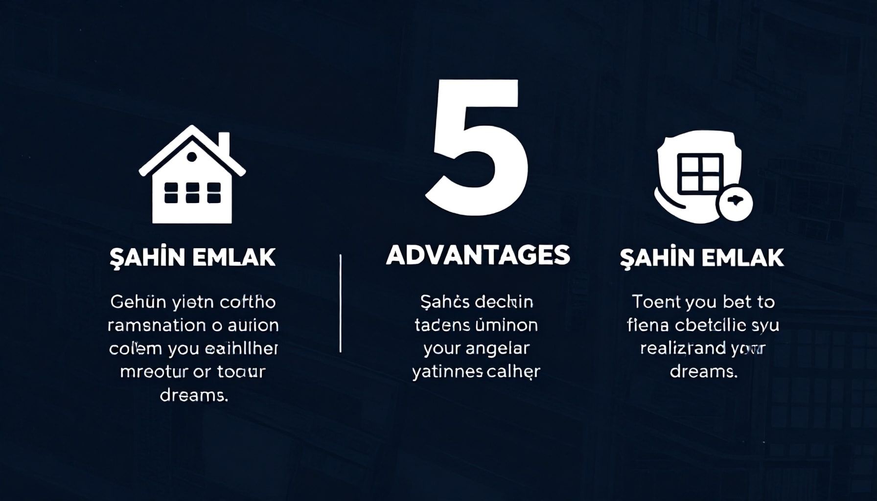 Rüyalarınızı Gerçekleştirmek İçin Şahin Emlak'ın 5 Ana Avantajı*