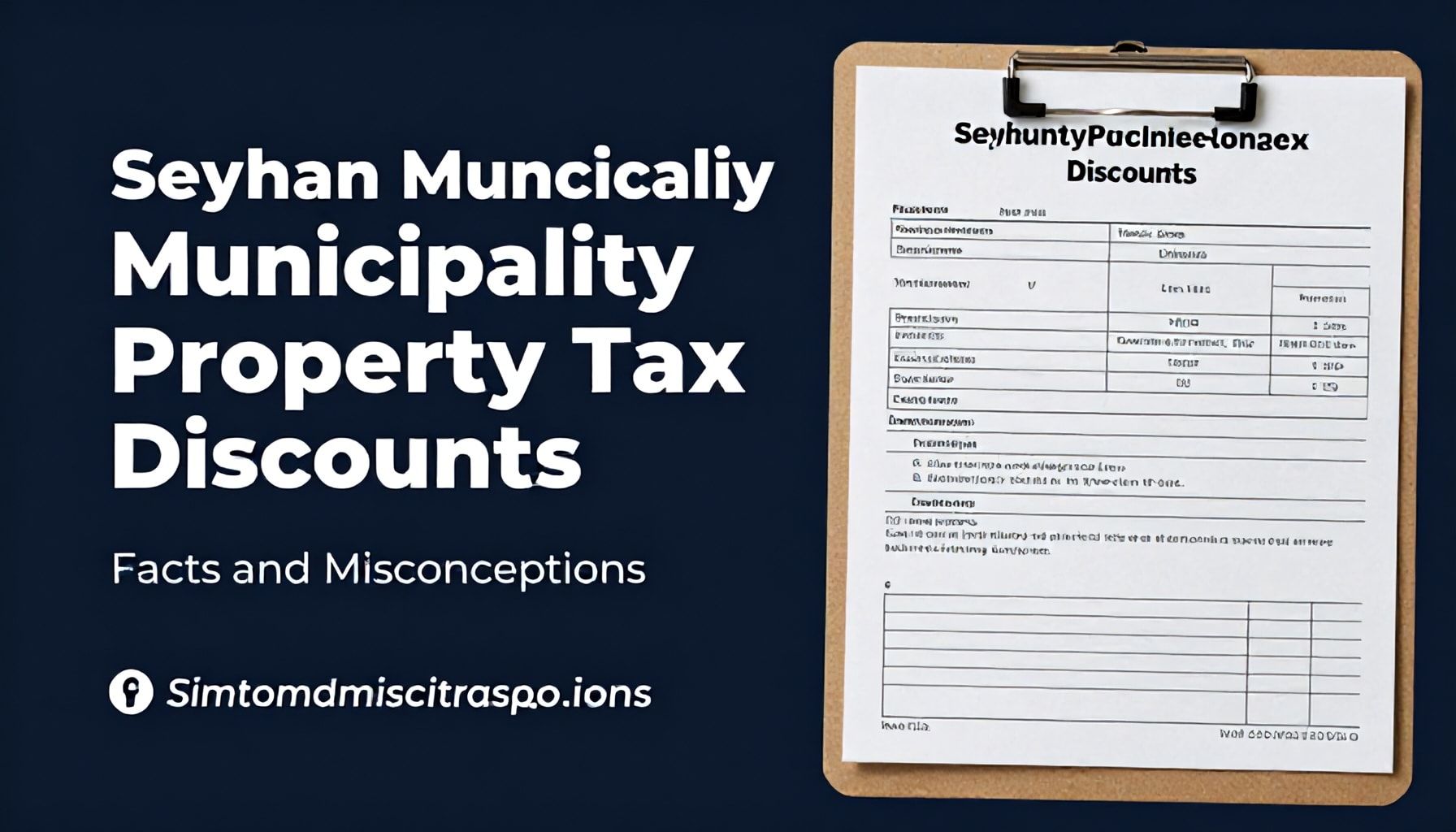 Seyhan Belediyesi Emlak Vergisi İndirimleri: Gerçekleri ve Yanlış Anlaşılmalar*