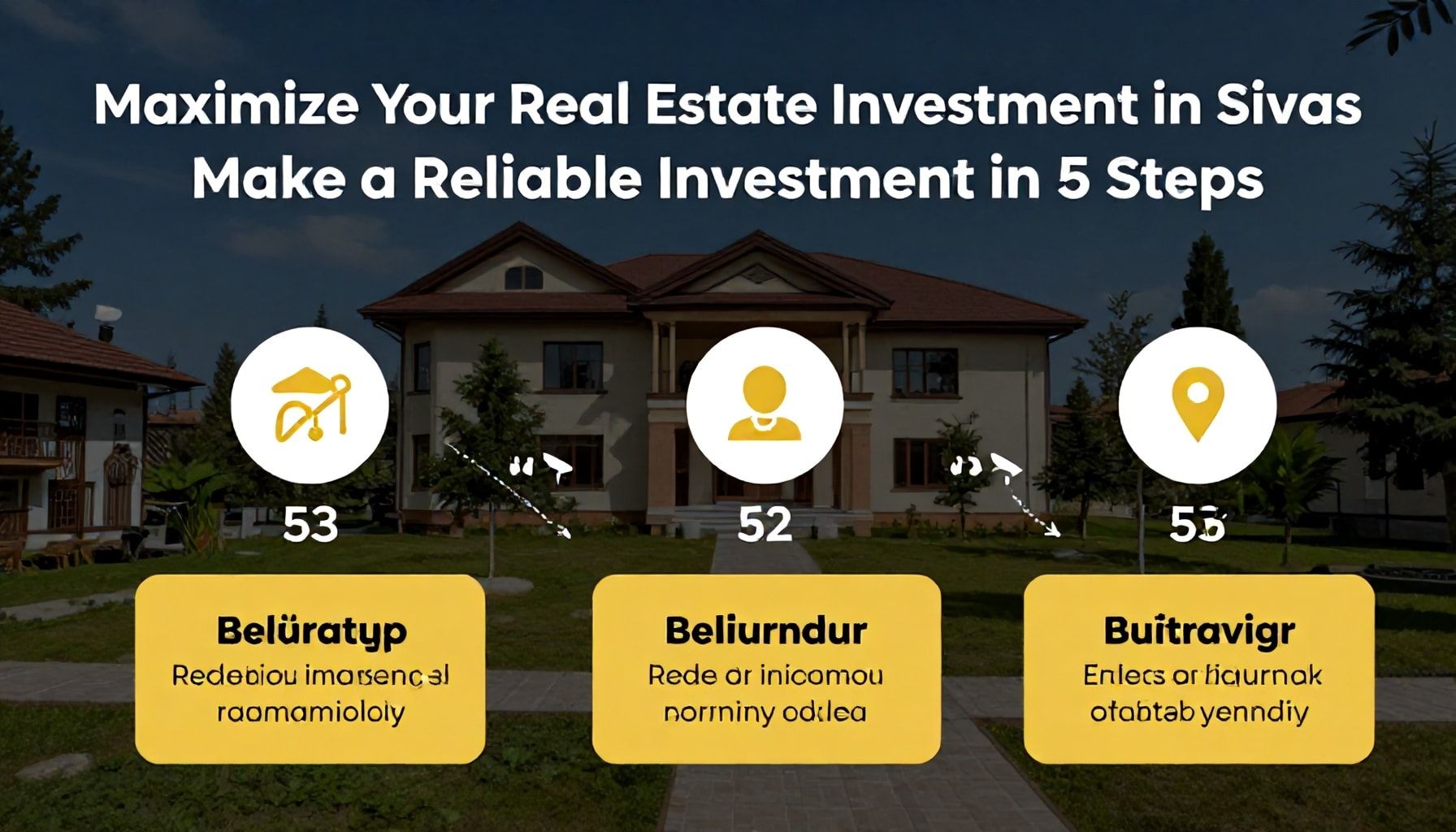 Sivas'ta Emlak Yatırımınızı Maksimize Edin: 5 Adımda Güvenilir Bir Yatırım Yapın*