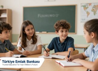 Türkiye Emlak Bankası Ortaokulu: Güvenilir Eğitim, Çocuklarınızın Geleceği İçin” (69 characters)