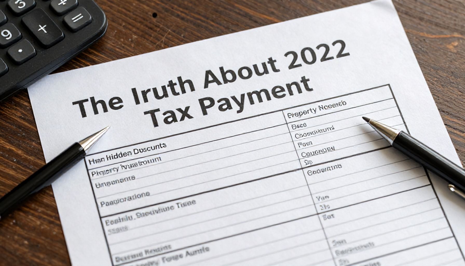 The Truth About 2022 Emlak Vergisi Ödeme: İndirimlerin Gizli Detayları*