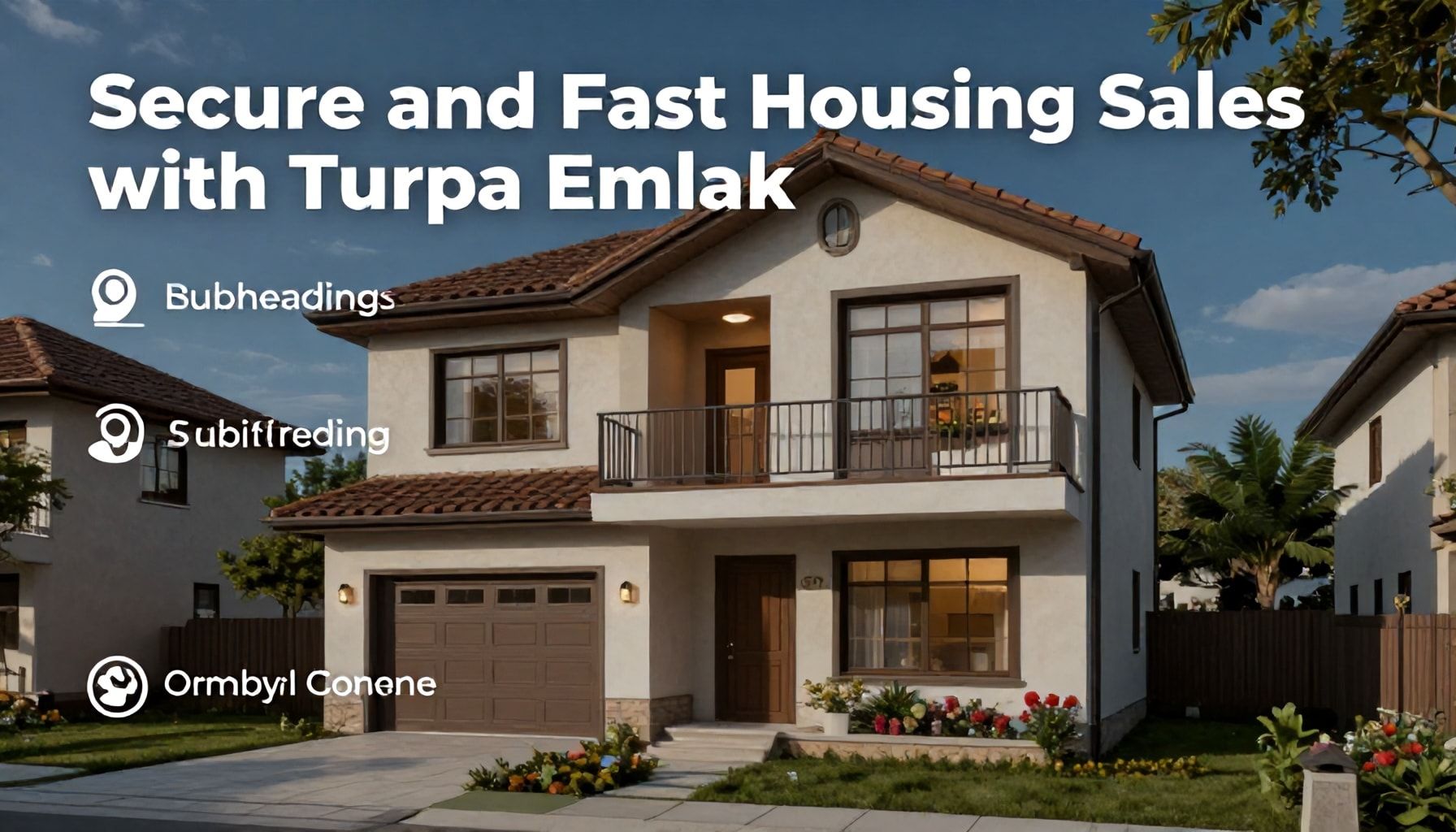 Turpa Emlak ile Güvenli ve Hızlı Konut Satışları" için 5 Alt Başlık:*