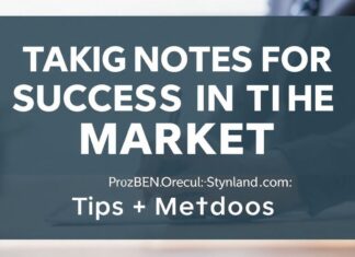 Emlak Piyasasında Başarı için Not Almak: İpuçları ve Yöntemler Taking Notes for Success in the Real Estate Market: Tips and Methods