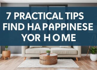 Evinde Mutluluk Bulmak İçin 7 Pratik İpucu 7 Practical Tips to Find Happiness at Home